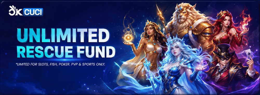 OKCUCI unlimited rescue fund for slots, fish, poker, PVP and sports